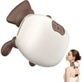 thumbnail image 2 of Bionic Heated Massager, Neck Massager, Portable Shiatsu Neck and Back Massagers, Electrlc Necks Massagers with Fingers, Ergonomic Hand-Like Design, Ideal for Men Women (Brown-1), 2 of 8
