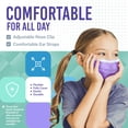 thumbnail image 3 of Mascarilla facial Medtecs Kids desechable, 50 unidades, 3 capas, lavanda, 3 of 7