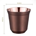 thumbnail image 3 of Lefu Tasse à Café Murale en Acier Inoxydable 80 ml Résistante à la Chaleur pour Espresso, 3 of 9