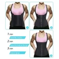 thumbnail image 3 of Camiseta sin mangas moldeadora de cintura para mujer, con cremallera, moldeadora de cuerpo, control de abdomen, ropa interior deportiva para mujer, 3 of 6