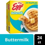 Eggo Buttermilk Waffles, Frozen Breakfast, 29.6 oz, 24 Count