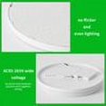 thumbnail image 4 of Lámpara de techo LED empotrada redonda de 24 W para cocina, dormitorio, comedor, pasillo (6500-7000K) 2160 lm - blanco - Ø18 cm, 4 of 6