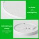 thumbnail image 4 of Lámpara de techo LED empotrada redonda de 24 W para cocina, dormitorio, comedor, pasillo (6500-7000K) 2160 lm - blanco - Ø18 cm, 4 of 6