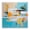 Tropical Abode Architecture, variant on Stupell Industries Modern Tropical Abode Abstraction Canvas Art, 17 x 17, by Irena Orlov