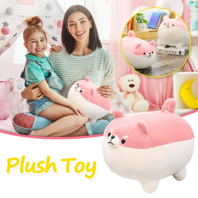 3D Cute Shiba Inu Pillow Soft Waist Cushion Plush Stuffed Toy3D Cute Shiba Inu P