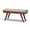 Gray, Oak, variant on Baxton Studio Alona Mid-Century Modern Medium Grey Fabric Upholstered Wood Dining Bench