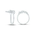 thumbnail image 4 of 1/5 Carat (Ctw) Diamond LOVE Ring in 10K White Gold, 4 of 4