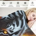 thumbnail image 3 of ONETECH  Tiger Gifts Blanket, Cool Black Fire Tiger Blanket, Tiger Blankets for Women/Men/Teens/Kids, Tiger Gifts for Tiger Lover, Cool Men Boy Blanket for Christmas Birthday, Tiger Throw Blanket, 3 of 6