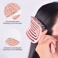 thumbnail image 4 of Cepillo desenredante ventilado para cabello húmedo y seco, peine masajeador elástico suave, cepillo antienredos, 4 of 5