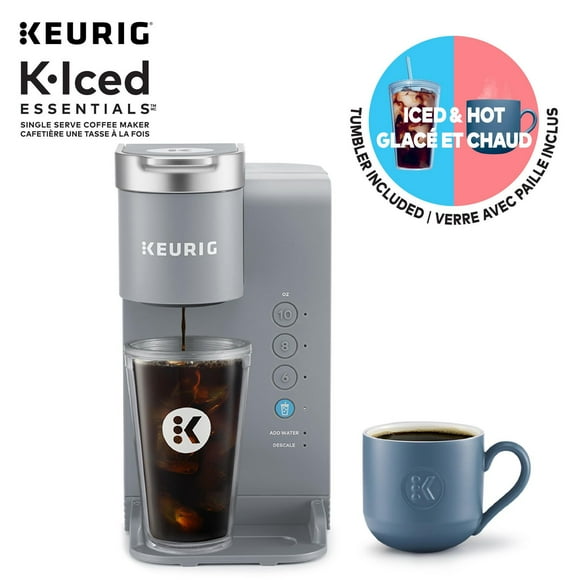 Cafetière une tasse à la fois pour capsule K-Cup Keurig K-Iced Essentials 3 FORMATS DE TASSE 177, 237 et 296 ml