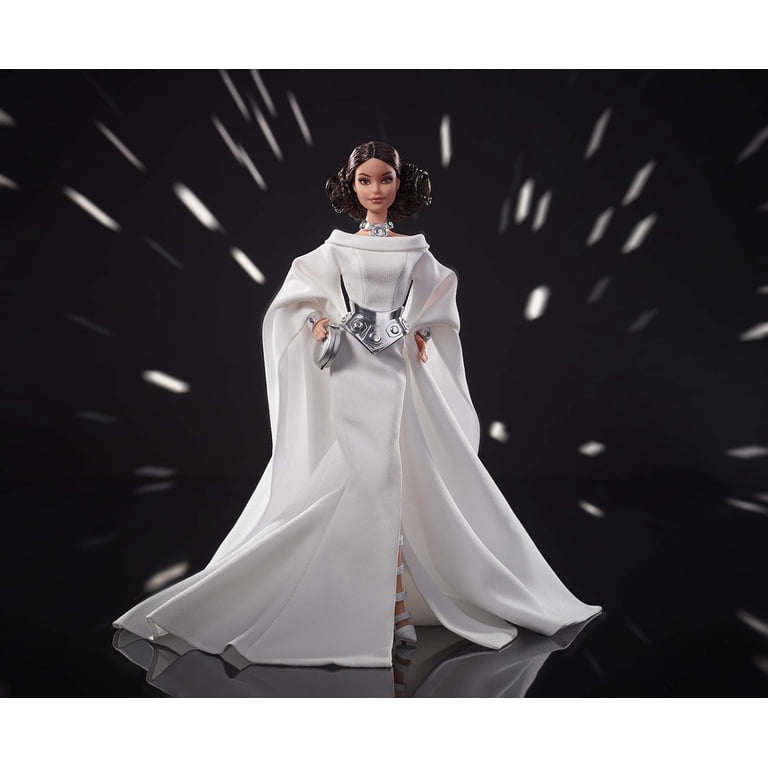 Free Shipping! Barbie - Princess Leia - white/Silver Doll - Walmart.com -  Walmart.com