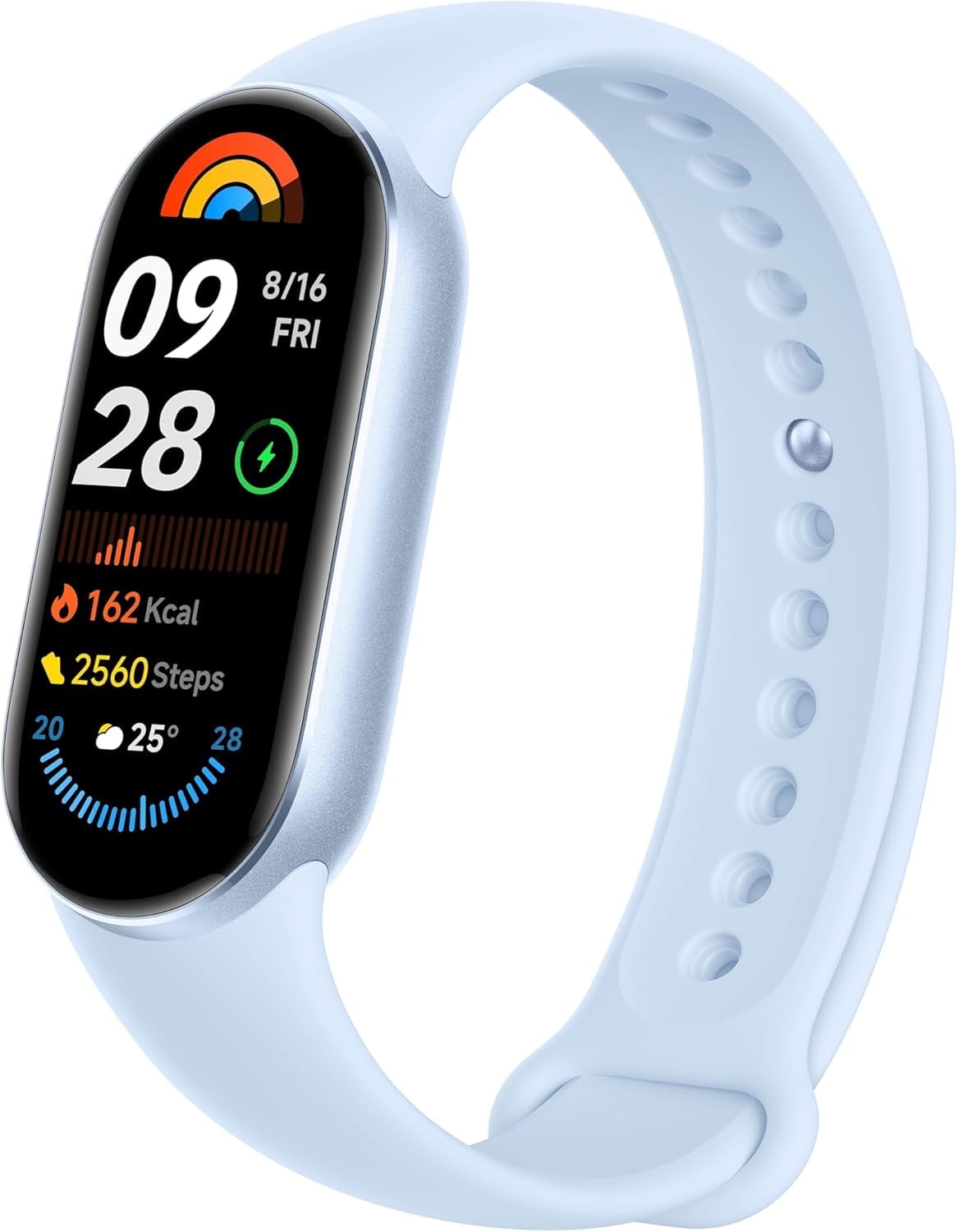 Xiaomi Smart Band 9 Bluetooth Smartband 1.62" AMOLED Display, 21-Day Battery Life, 5ATM -Arctic Blue