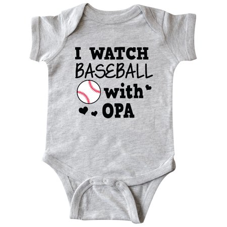 

Inktastic I Watch Baseball with My Opa Gift Baby Boy or Baby Girl Bodysuit