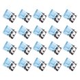 thumbnail image 1 of Pinces à Pousser en Métal Transparent avec Étui de Rangement Pince Polyvalente pour Reliure pour Ourlet de Pantalon Livre Documents Pince Réutilisable Colorée pour Papier pour Bureau École Organisation à la Maison, 1 of 8