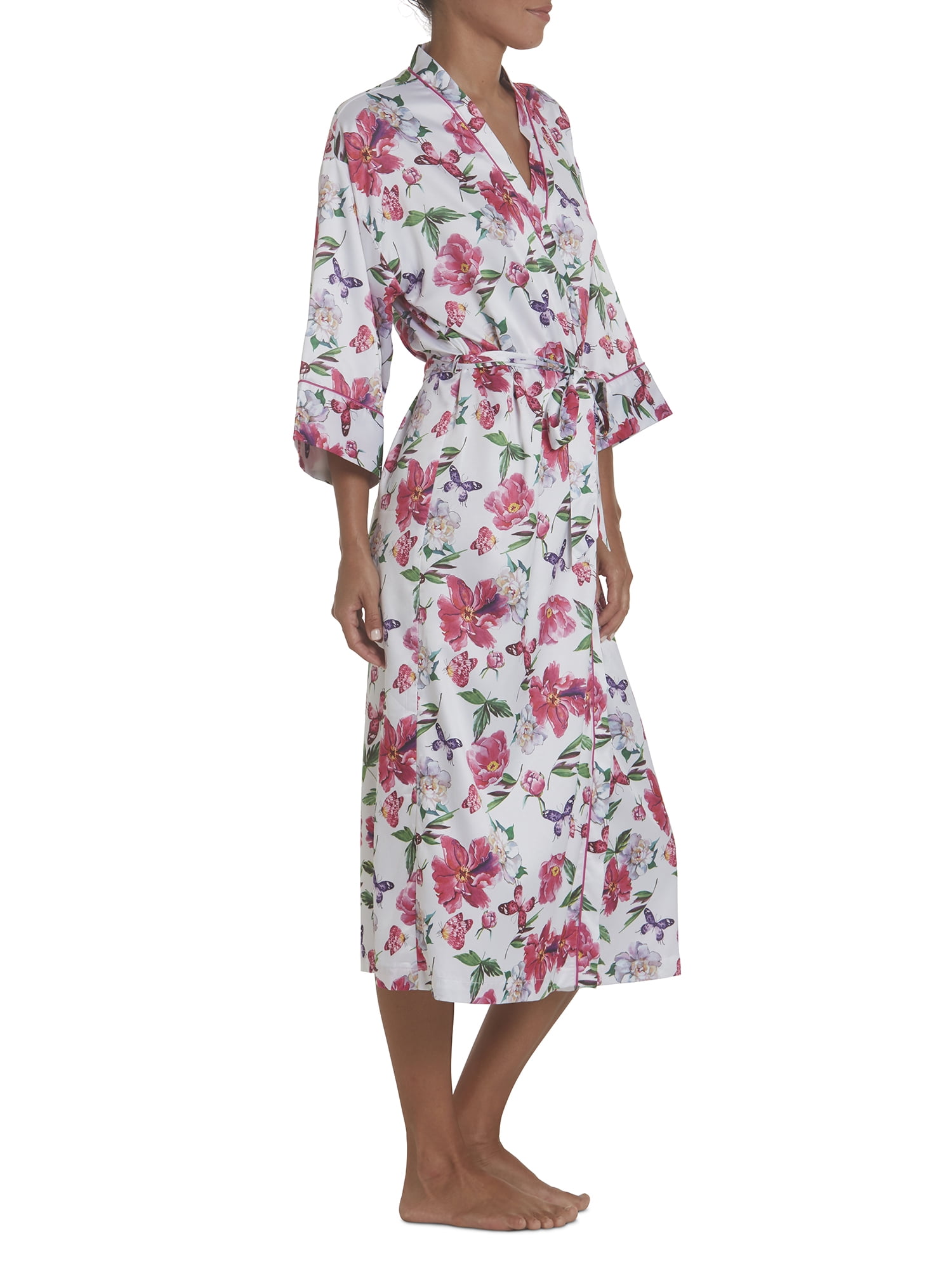 Secret Treasures Women's Satin Midi Robe
