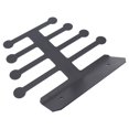 thumbnail image 3 of Wall-Mounted Iron Fitness Gear Organizer - Fishbone-Shaped Storage Rack for Resistance Bands, Jump Ropes, Weight Lifting Belts, Ankle Straps & More | Sturdy, Space-Saving, Anti-Slip Design for Home, 3 of 6