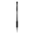 thumbnail image 2 of Signo GRIP Gel Pen, Stick, Medium 0.7 mm, Black Ink, Clear/Black/Silver Barrel, Dozen, 2 of 8