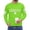 Fluorescent Green, variant on Men's St. Patrick's Day Sláinte Celtic Cross Crew Neck Sweatshirt Long Sleeve Pullover