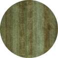 thumbnail image 1 of Ahgly Company Indoor Round Abstract Light Blue Modern Area Rugs, 7' Round, 1 of 4
