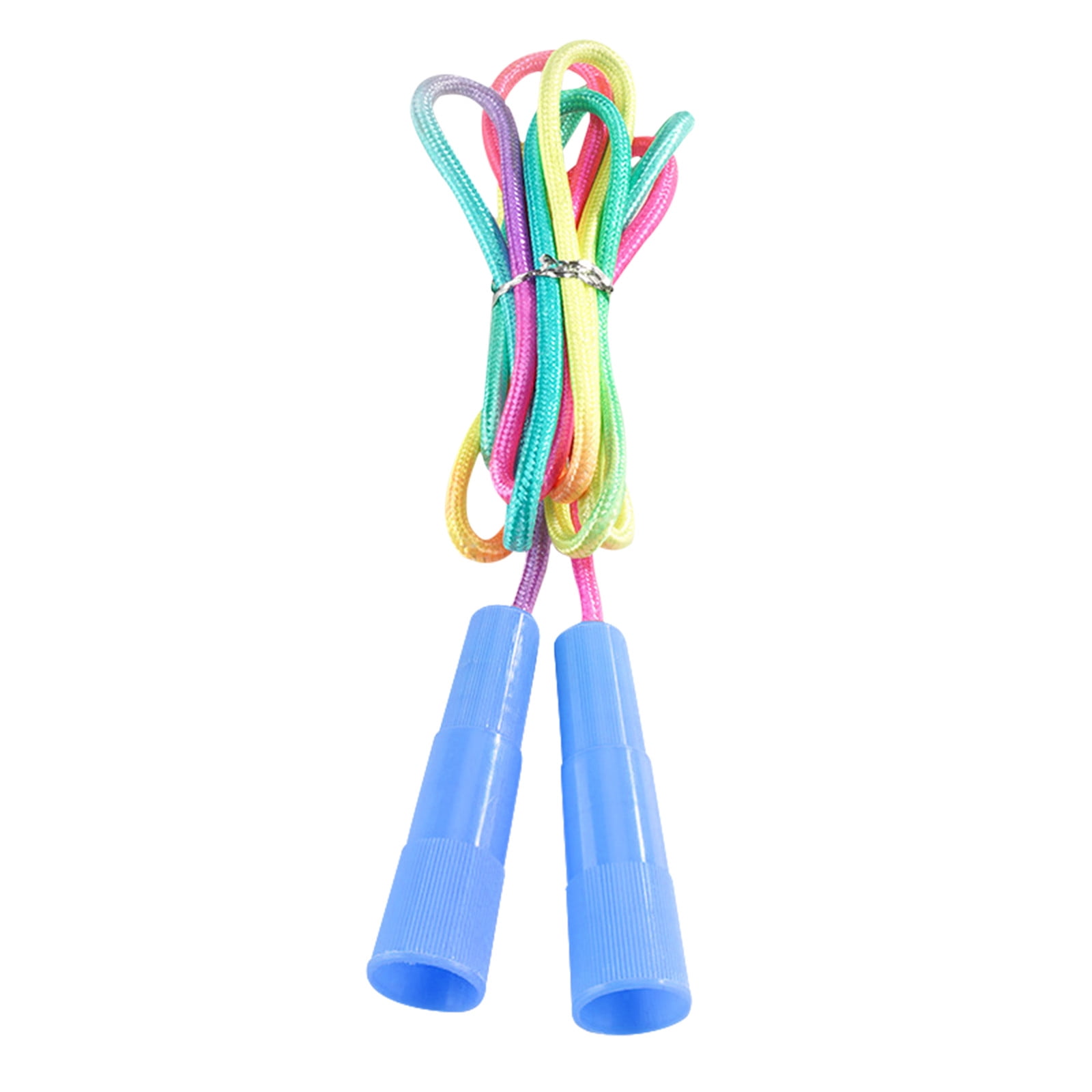 Pompotops Kids Jump Rope Rainbow Rop Men And Women Fitness Training