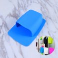 thumbnail image 2 of Soporte de silicona para cepillos de dientes, organizador de baño, montaje en pared, artículos de aseo pequeños, organizador de ducha, soporte para maquinilla de afeitar (azul), 2 of 5