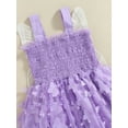 thumbnail image 5 of Bagilaanoe Toddler Baby Girl Summer Dress Butterfly Sleeveless A-line Princess Dresses 6M 12M 18M 24M 3T 4T Kids Casual Tulle Swing Sundress, 5 of 7