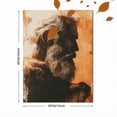 thumbnail image 3 of Qisvanset Framed Canvas Wall Art, 12x16 Inch Abraham Sacrifice Genesis Bible Wall Painting, 3 of 5