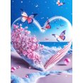thumbnail image 1 of 30 × 40 Pintura de diamante Bordado Kit completo de pintura de diamante en abalorios Pasta de diamante Paisaje Accesorios Lienzo 5d Imagen Adulto Niño Lote de diamantes de imitación Rompecabezas Dibujo Decoración de pared Dormitorio Otoño Paisaje Animal Coche Lindo ER, 1 of 5