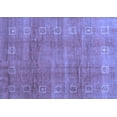 thumbnail image 1 of Ahgly Company Indoor Rectangle Abstract Blue Contemporary Area Rugs, 4' x 6', 1 of 4