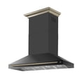 thumbnail image 4 of Forno Aria 60 Inch Wall-Mounted Range Hood in Black, 4 of 5