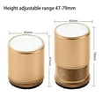 thumbnail image 3 of Paquete de 4 Elevadores Ajustables para Camas y Mesas de 27-40 mm para Muebles, 3 of 9