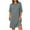A02_Gray, variant on Bzhegqhd Women's Spring and Summer Fashion Casual Solid Color Dress
