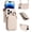 Ivory, variant on Premium Leather Phone Case with Mini Zipper Coin Purse Shockproof Protective Wallet Cover for iPhone 14 15 16 17 Plus Pro Pro Max