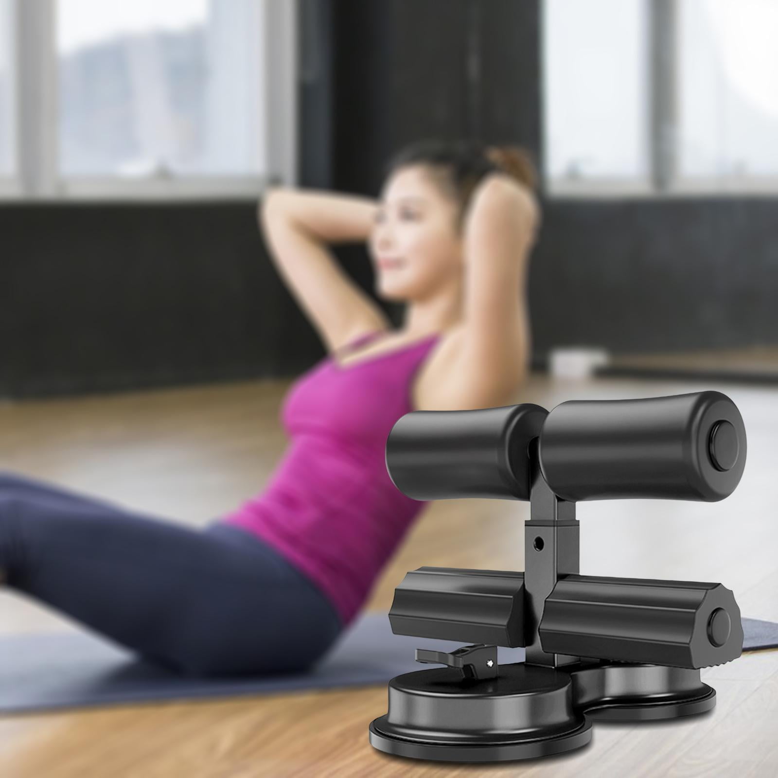 Sit Up Assistant Device | Adjustable Floor Anchor With Suction Cups For Ab Workouts, Crunches & Stretches