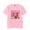 pink, variant on Mary J. Blige Logo Print T-shirt Women Men Casual Fashion Short Sleeve Tee