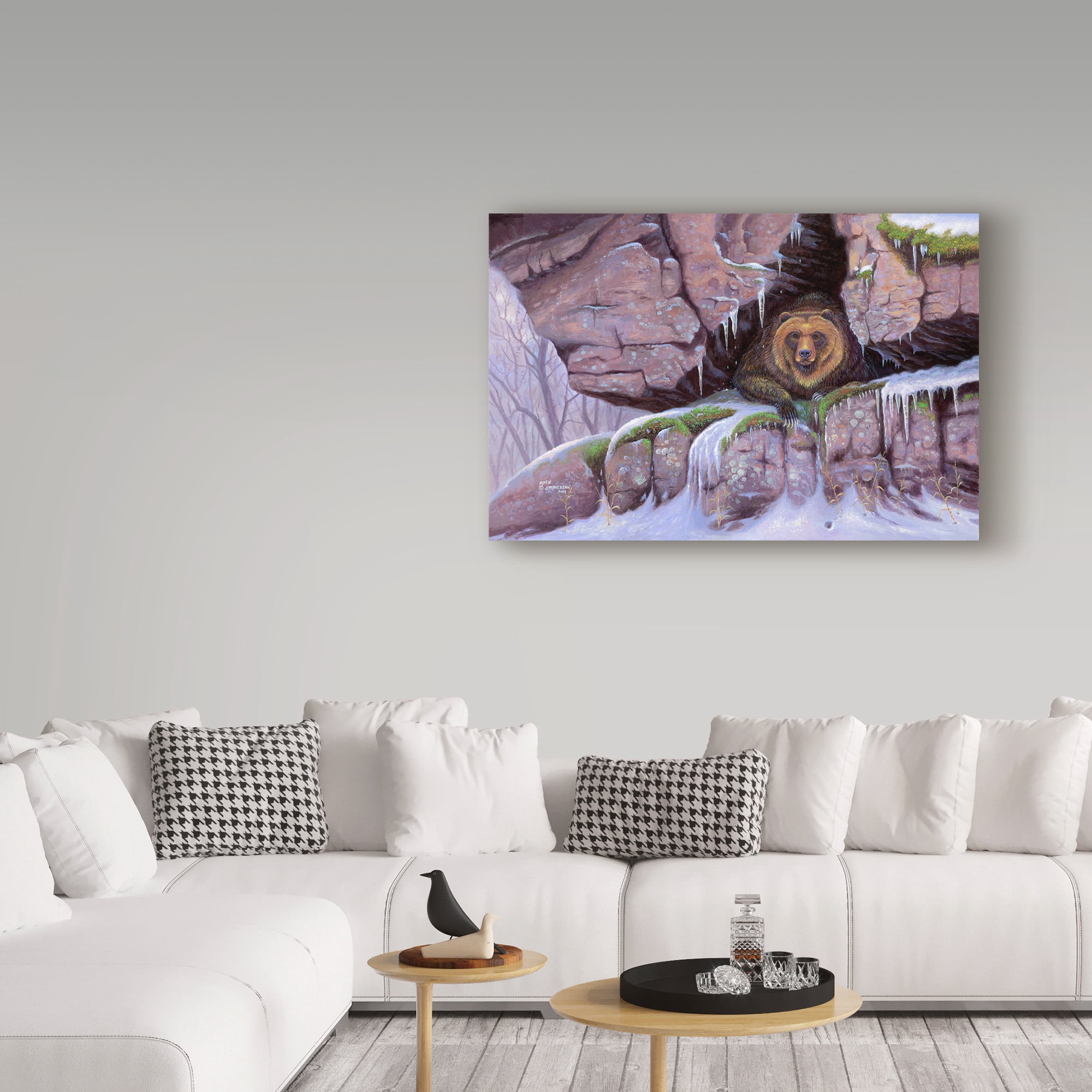 Trademark Fine Art 'Barely Awake' Canvas Art by Allen Jimmerson