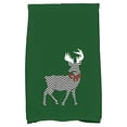 thumbnail image 2 of Simply Daisy 16" x 25" Merry Deer Animal Print Hand Towel, 2 of 2