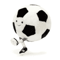 thumbnail image 1 of Peluche De Fútbol  Belug Negro Blanco, 1 of 4