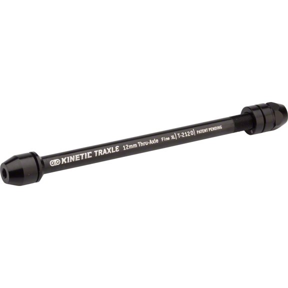 Kinetic Traxle Thru Axle 12mm Fine Thread 195mm Length for 142x12 Syntace X12 Axles
