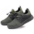 thumbnail image 4 of Zapatillas de deporte para mujer Zapatos de trabajo de seguridad con punta de acero ligeros y transpirables 2d830-w, 4 of 5
