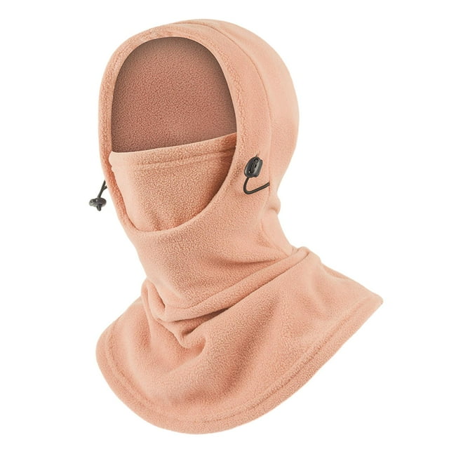 Pasamontañas térmico ligero que absorbe el sudor cómodo gorro de cara completa Cola Gorro de invierno