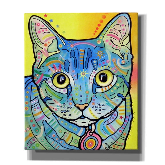 Epic Graffiti 'Vintage Maya' by Dean Russo, Giclee Canvas Wall Art, 20"x24"