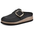 thumbnail image 1 of WHITE MOUNTAIN Mule Femme Bueno, Noir/cuir, 10 M, 1 of 7
