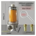 thumbnail image 2 of Vehicle Fuel Pump Dispenser Transparent Impurity Filter Assembly Oil Refueling Machine Filtration Accessories ,Clean and Hassle, 2 of 2