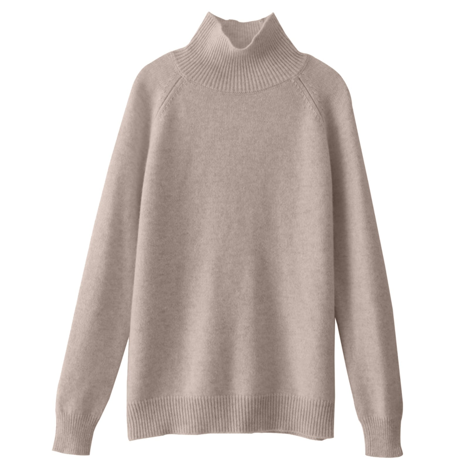 【新品未使用✨】nagonstans layered-neck pullover ANRABESS Women's Oversized Turtleneck Batwing Sleeve Spilt
