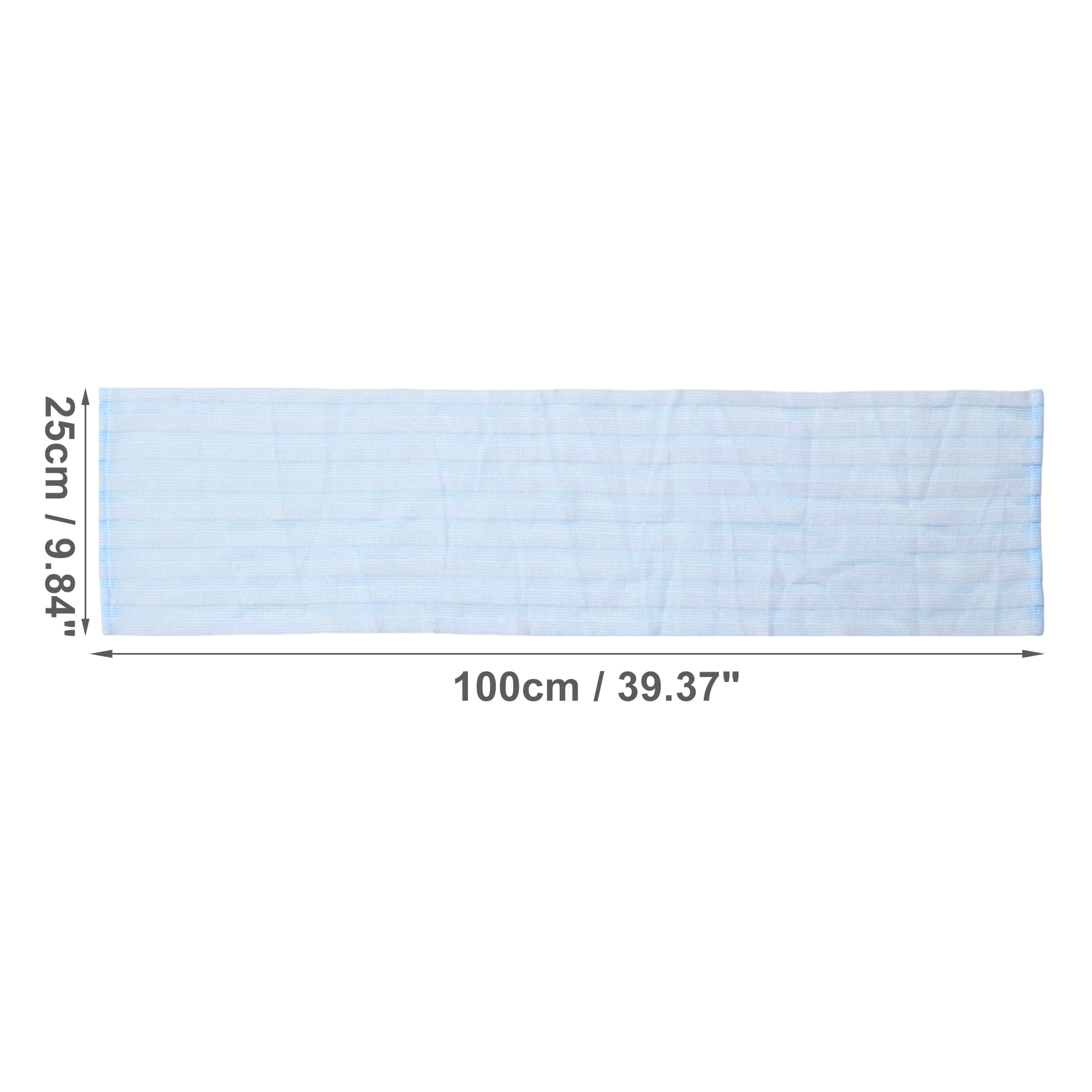 Unique Bargains Elasticity Body Scrub Exfoliating Shower Towel 39.37"x9.84" Blue