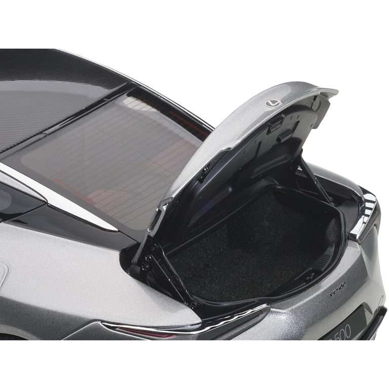 Lexus LC500 Sonic Titanium Silver Metallic with Dark Rose Interior
