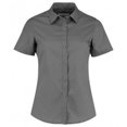 thumbnail image 4 of Kustom Kit Womens Short Sleeve Tailored Poplin Shirt, 4 of 4