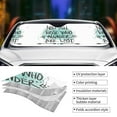 thumbnail image 5 of Disketp Windshield Sun Shade, Car Sun Shade For Front Window Not All Who Wander Are Lost1 Sunshades Sun Visor Protector Blocks Uv Rays Foldable, 5 of 9