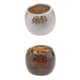 thumbnail image 1 of 2-4 Set candeliere candeliere candelieres De Votive De Cristal De Mosaico Marroquí - Resplandor En, 1 of 6
